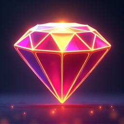 Neon Diamond Drive Slots Palace